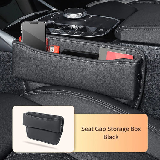 Leather Car Seat Gap Organizer