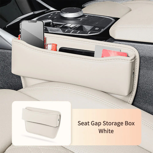 Leather Car Seat Gap Organizer